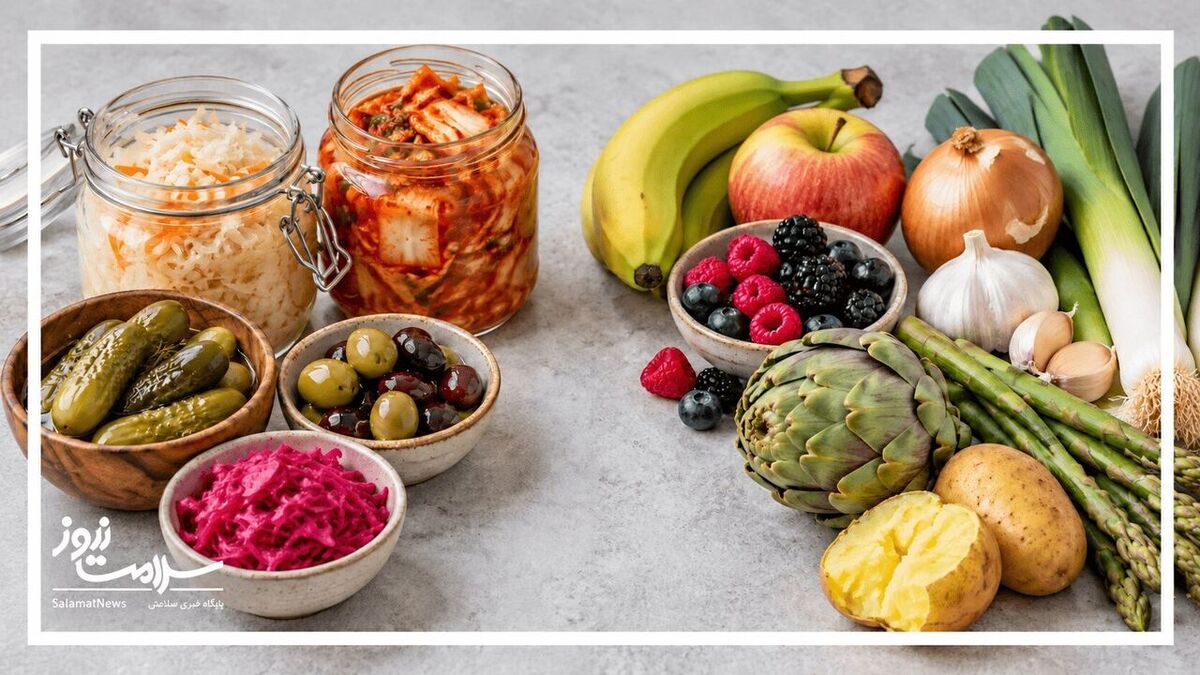 پانزده نوع میوه و سبزی برای بهبود سلامت روده